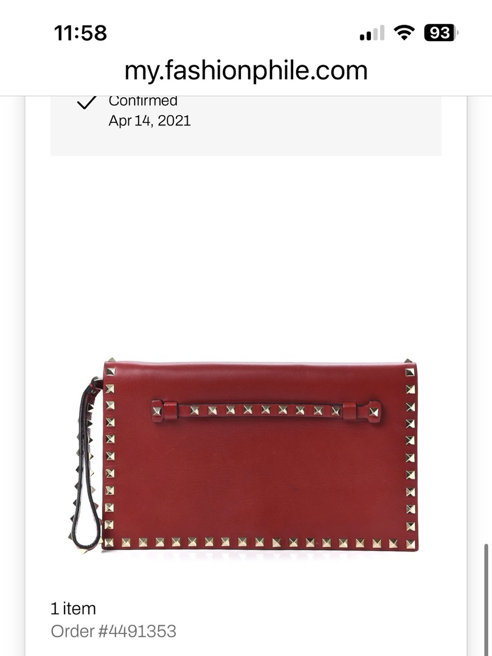 Valentino clutch